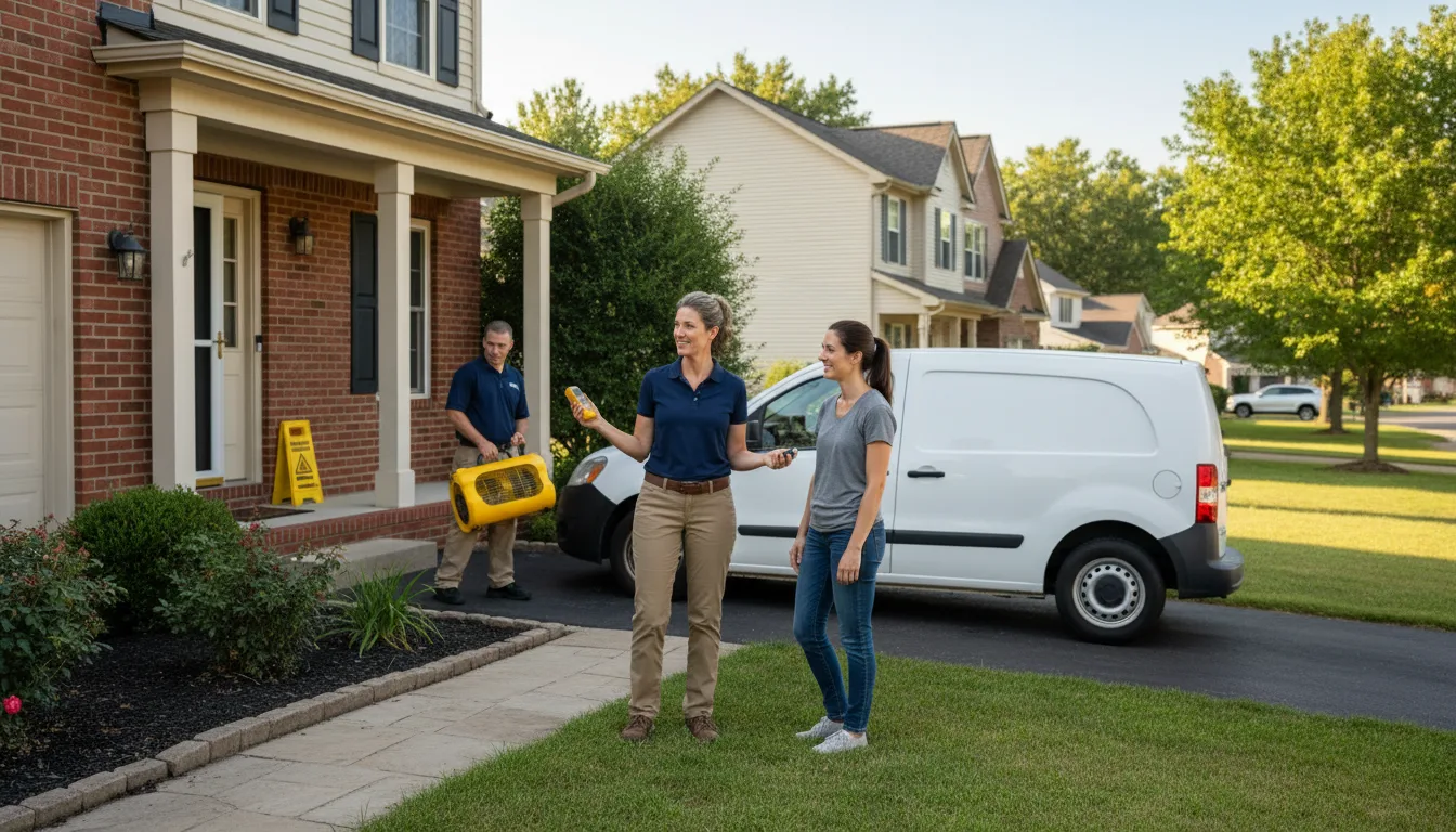 Water restoration image for Dehumidification And Cleanup Services in Madison, GA